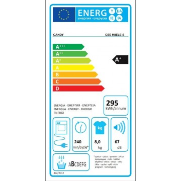 Candy CSE H8ELE-S Στεγνωτήριο 8kg A+ με Αντλία Θερμότητας Candy CSE H8ELE-S Στεγνωτήριο 8kg A+ με Αντλία Θερμότητας